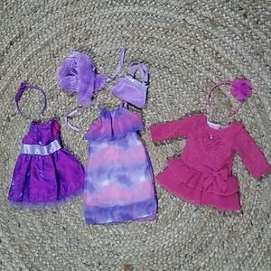 18" Doll Dresses & accessories
